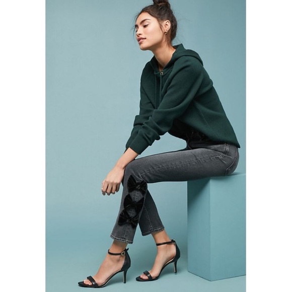 Anthropologie Denim - McGuire High Rise Bow Vintage Slim Jeans 26